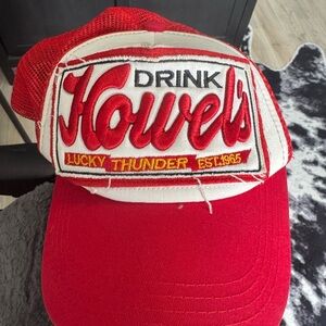 Red Trucker Hat Drink Howel’s